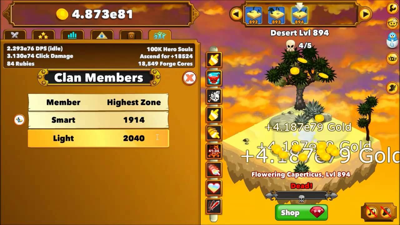 rules of thumb clicker heroes