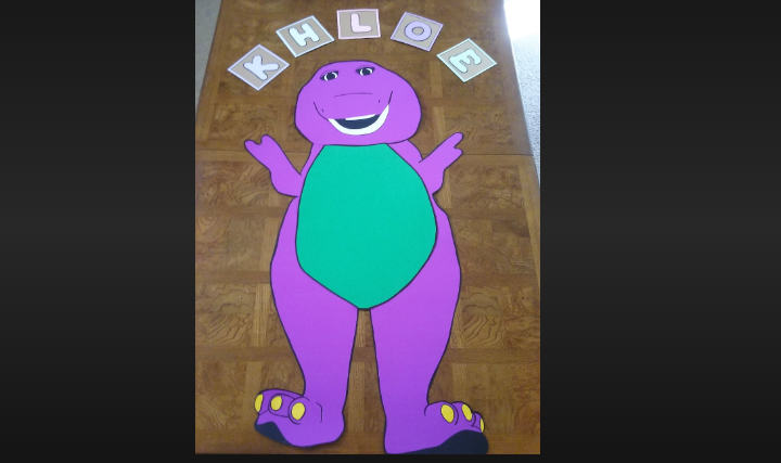 how tall is barney