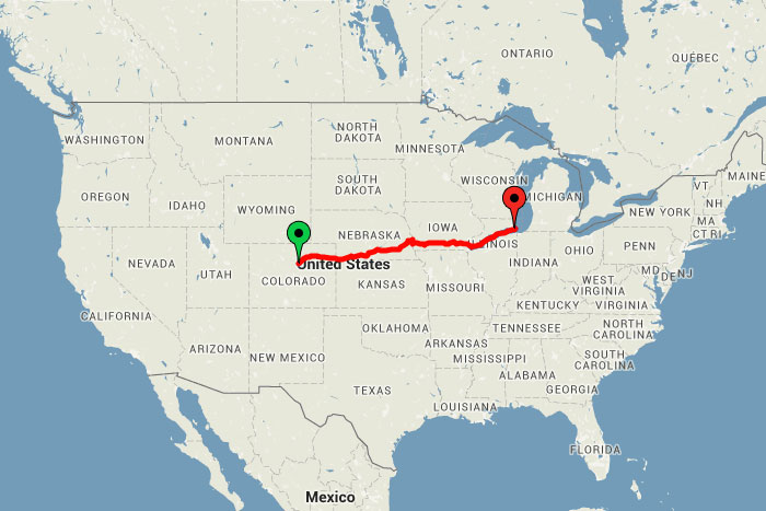 how far is indiana from georgia