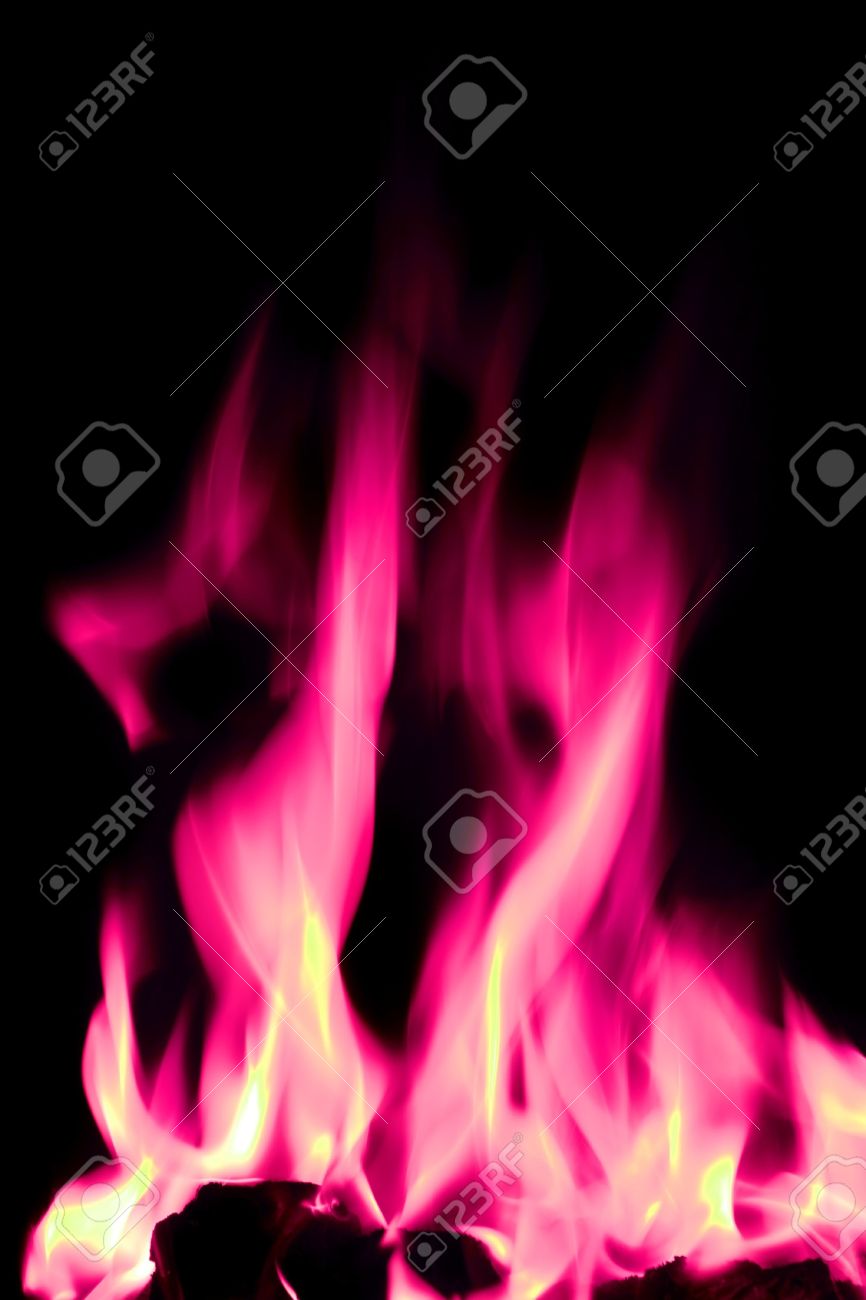 how hot is pink fire