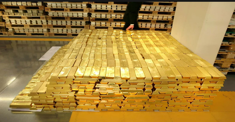 how much does 400 million in gold weigh