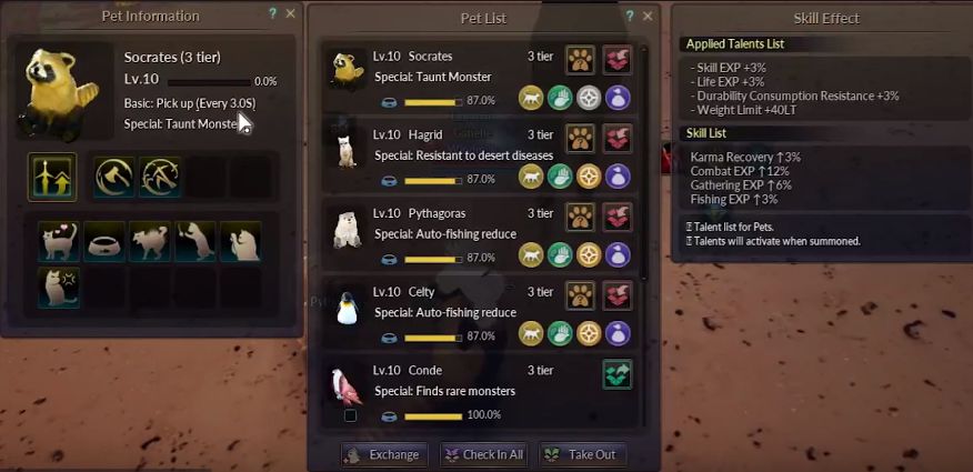 black desert pets guide