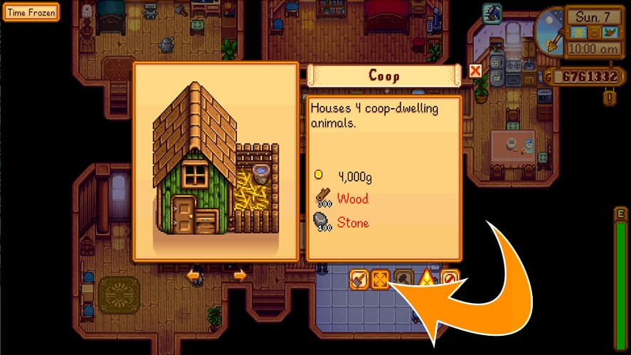 can you move buildings in stardew valley