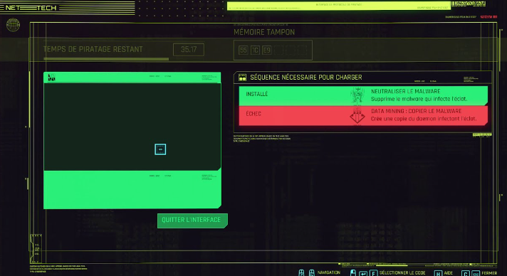 cyberpunk remove virus from chip