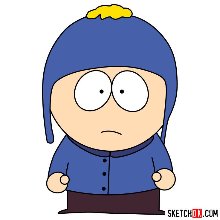 how to draw south park characters