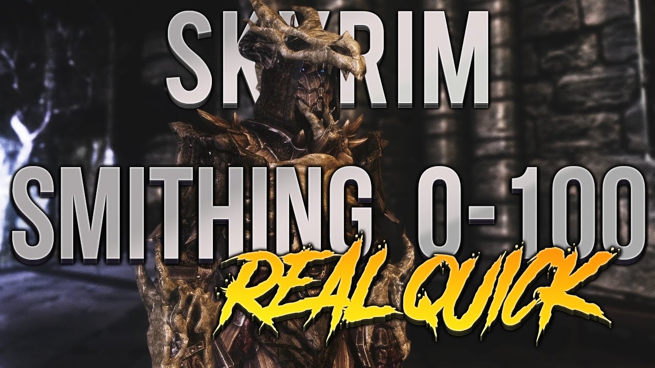 how to level smithing skyrim