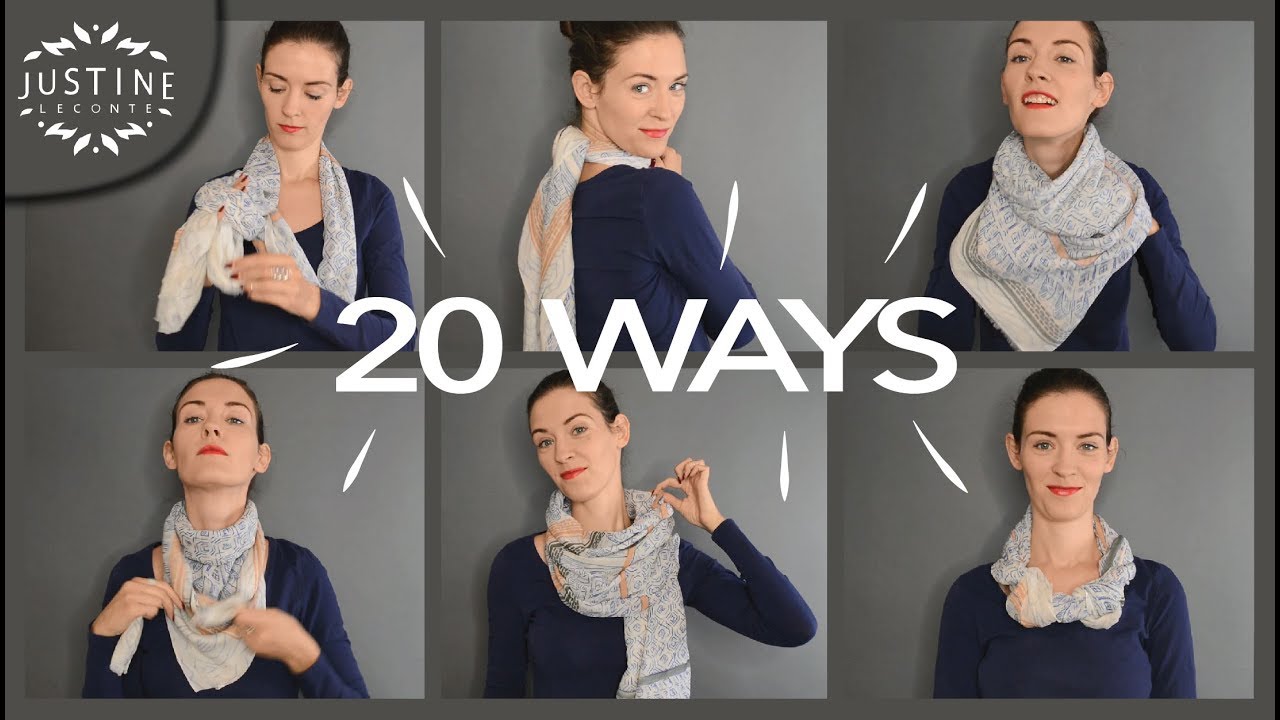 how to end a scarf