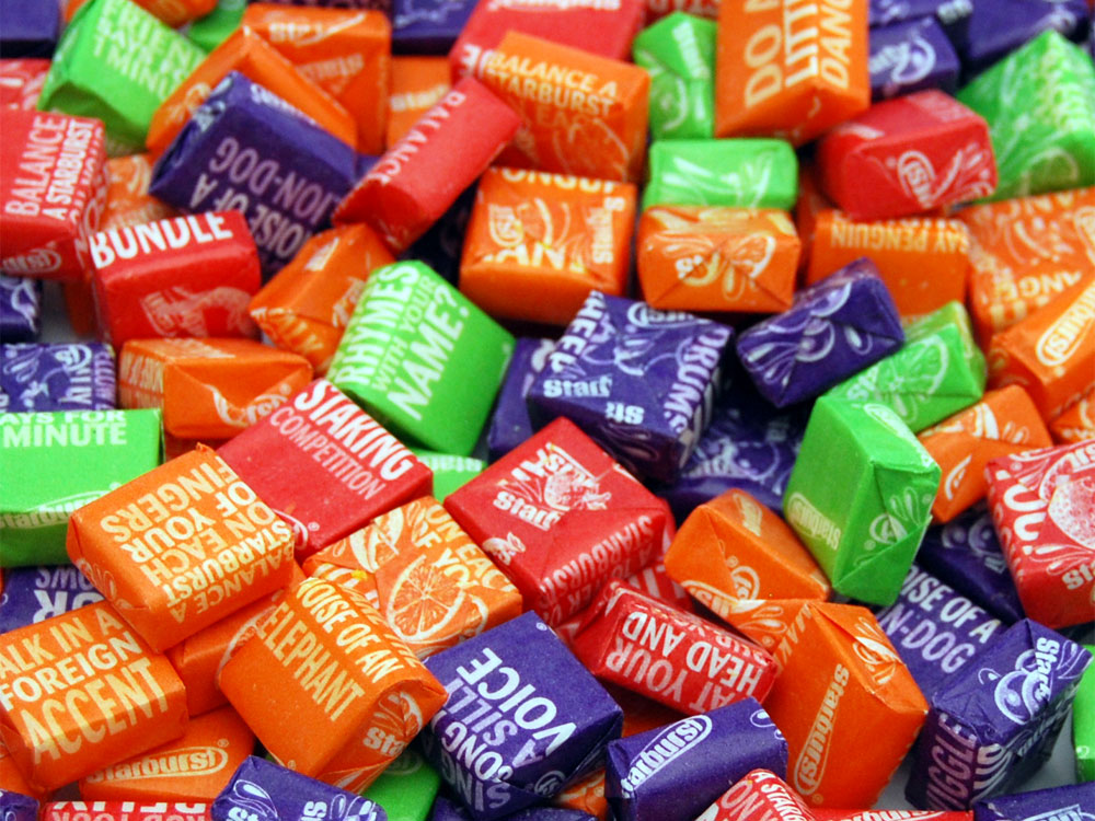 carbs in starburst