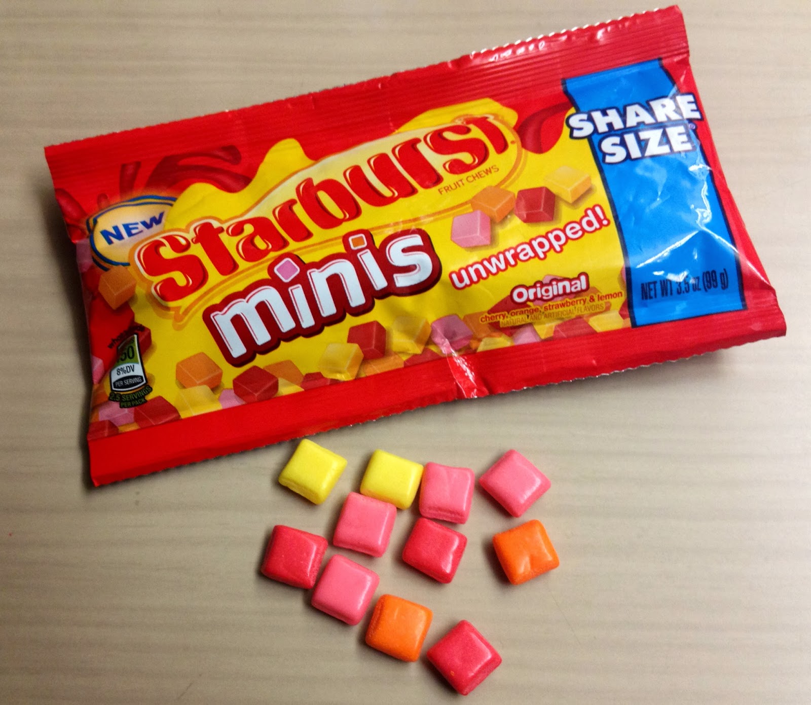 carbs in starburst