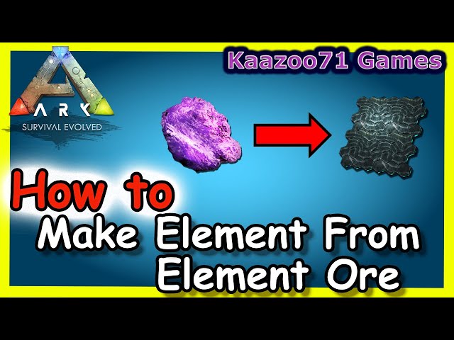 how to make element ark