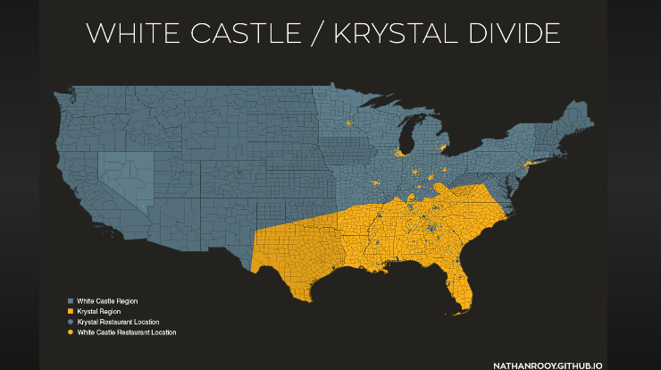 how many white castle locations are there