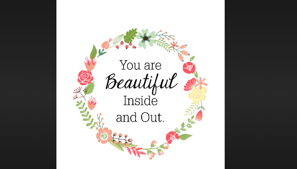 beautiful inside out meaning