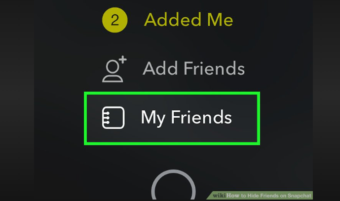 how to hide friends on snapchat without blocking