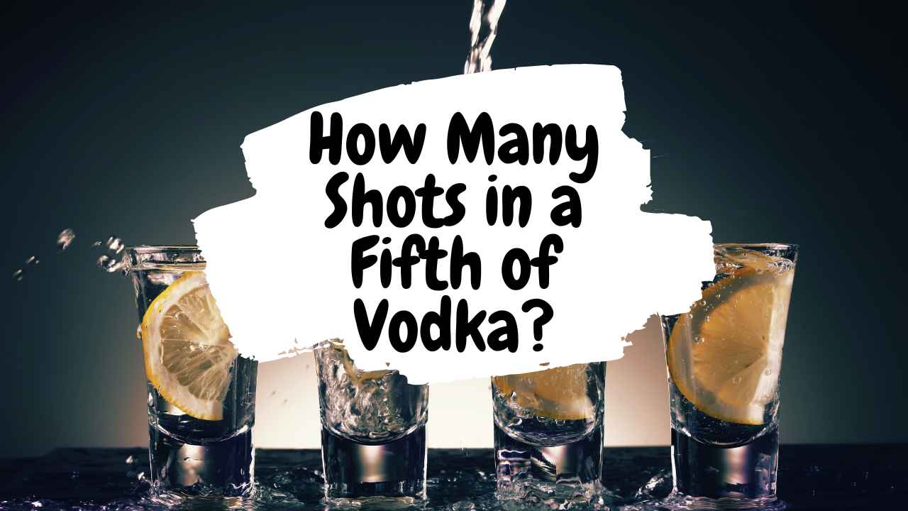 how many cups are in a fifth of vodka