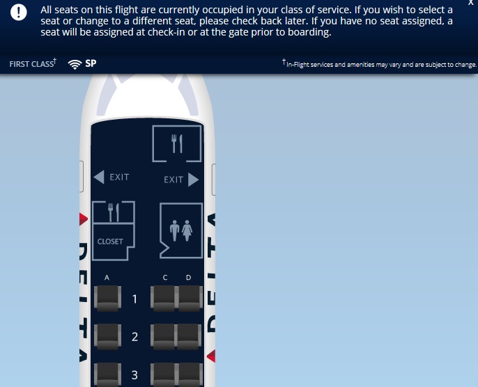 seat assigned at gate delta