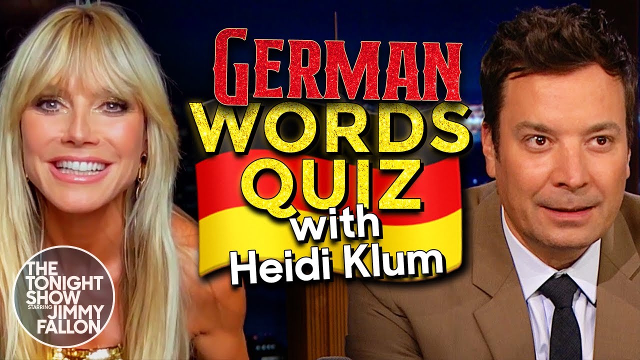 does heidi klum speak german