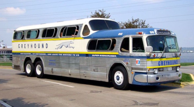 how many people does a greyhound bus hold