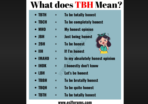 what does tbh mean