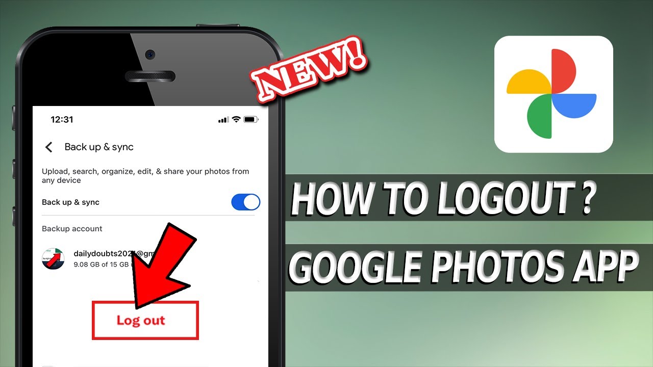 disconnect google photos from iphone