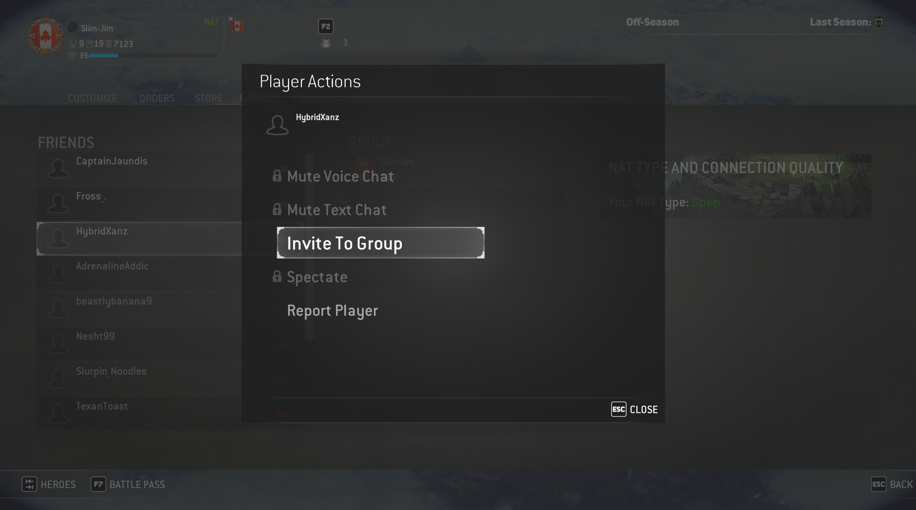 how to invite friends on for honor crossplay