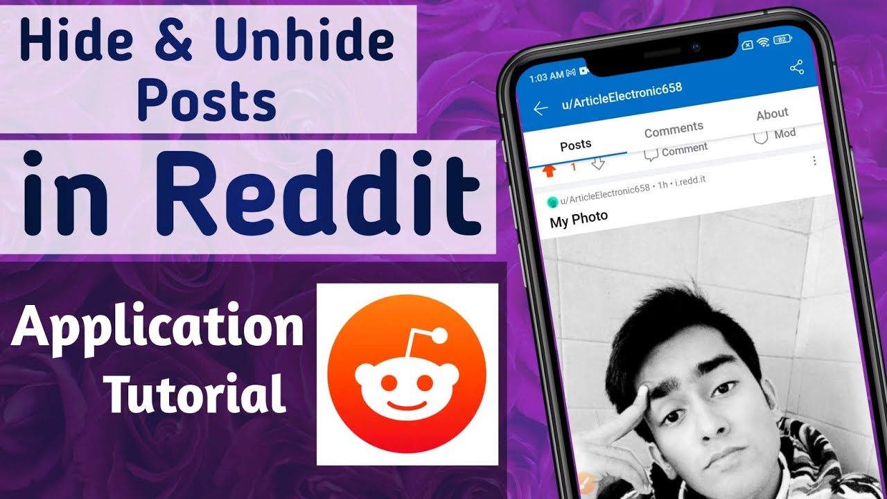 how to delete hidden on reddit