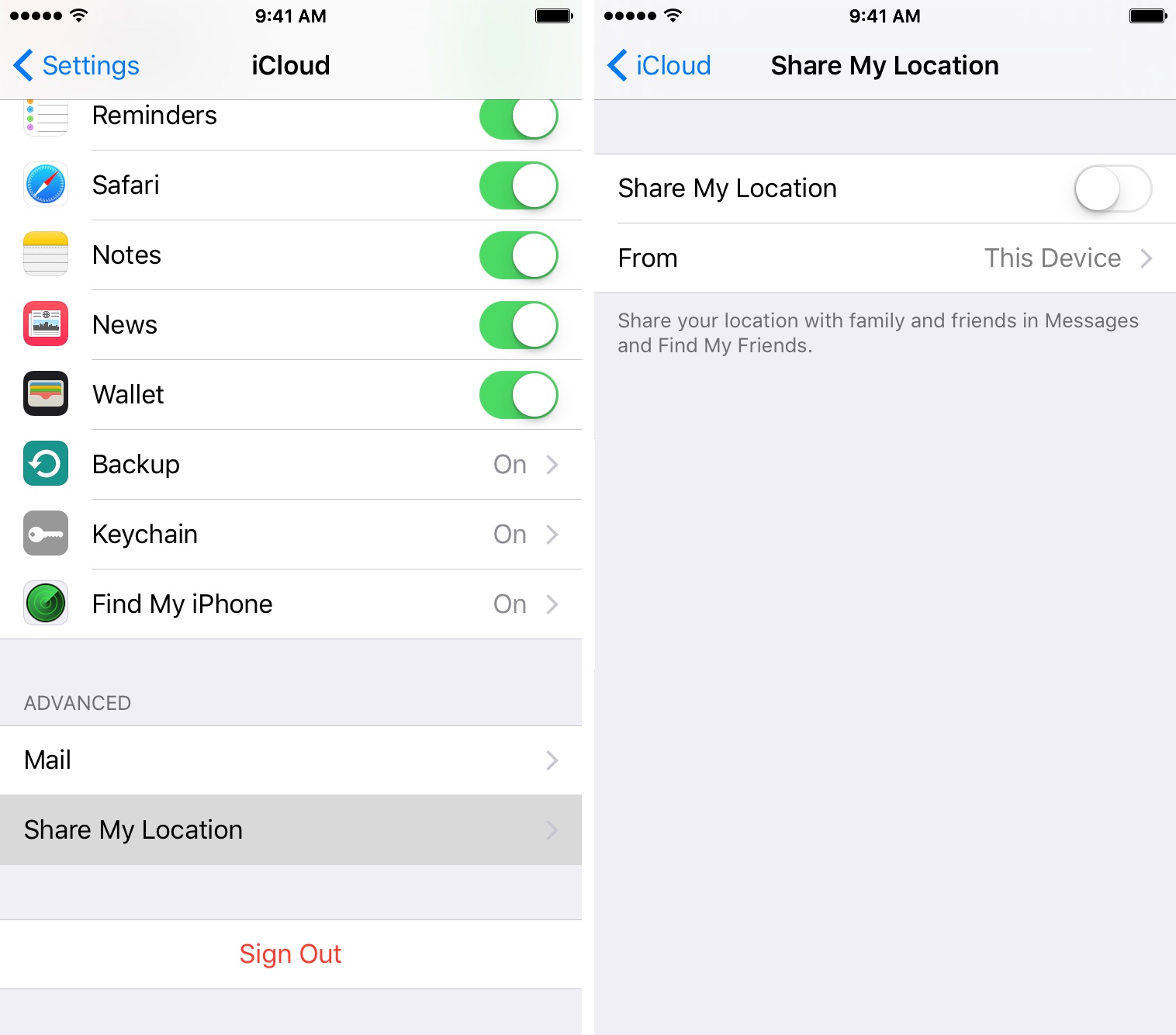 how to delete shared location message on iphone