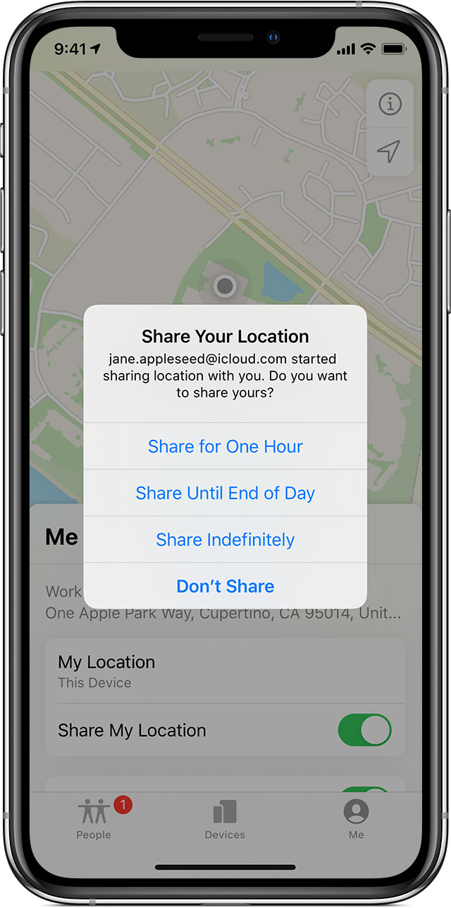 how to delete shared location message on iphone