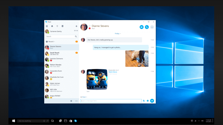 how to turn down skype volume windows 10