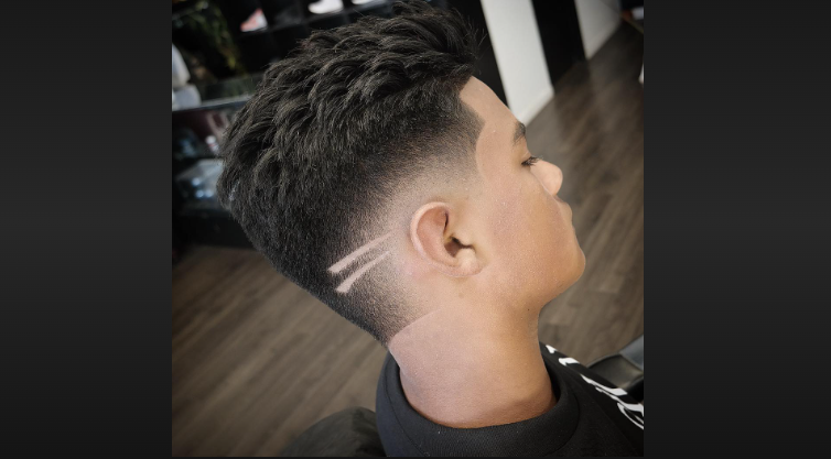 lines in haircut