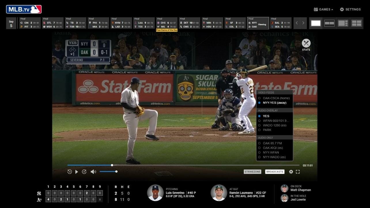 mlb tv how many devices at once