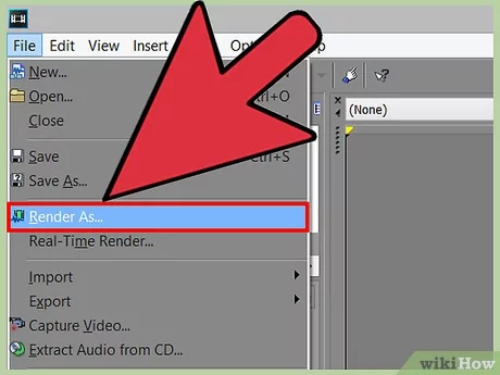 how to separate audio from video sony vegas 14