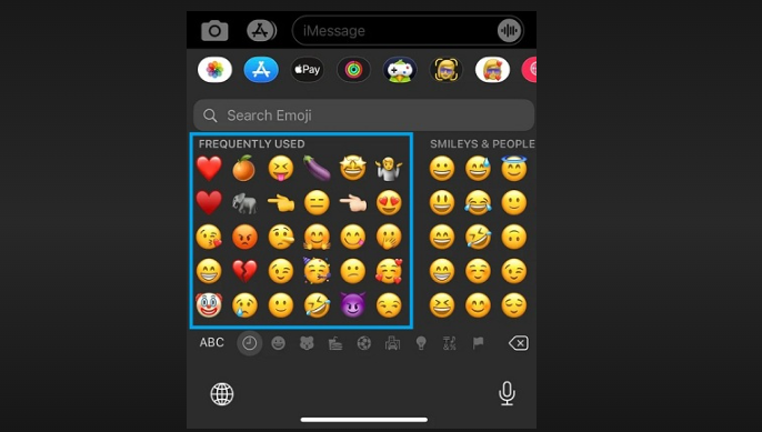 how to reset frequently used emojis