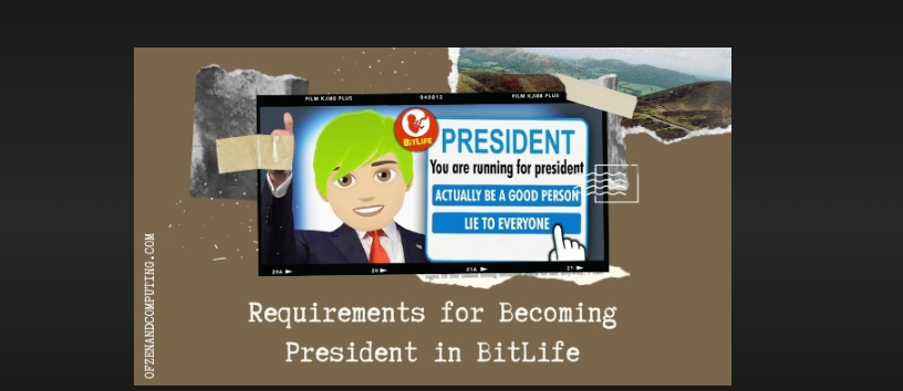 how to become president in bitlife