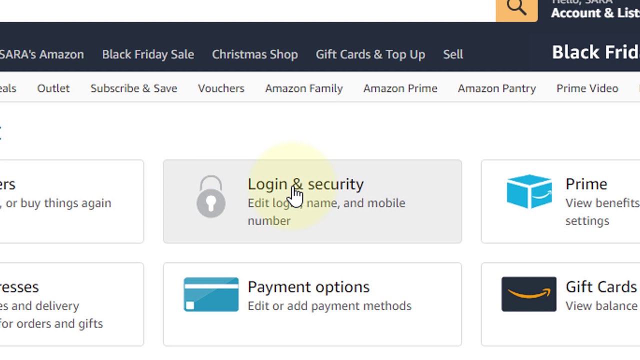 how to change account holder on amazon