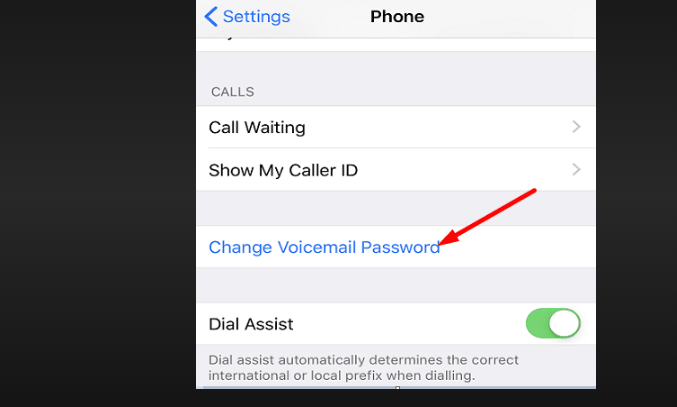 how to change the language on my voicemail