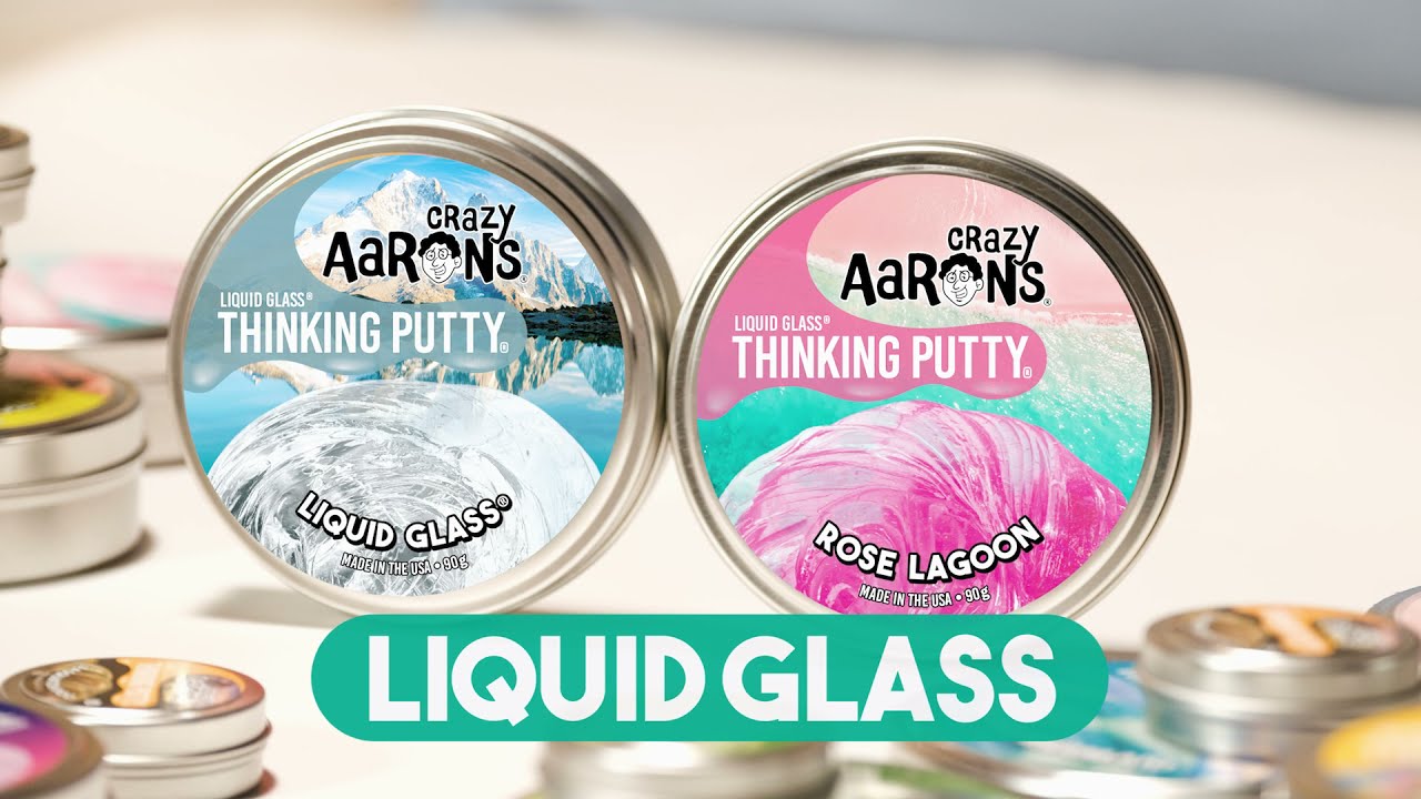 how to clean liquid glass thinking putty