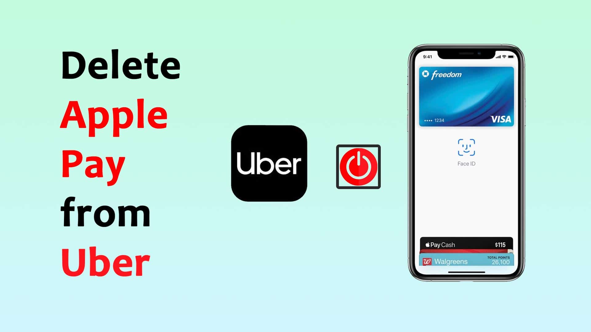 how to remove apple pay from uber