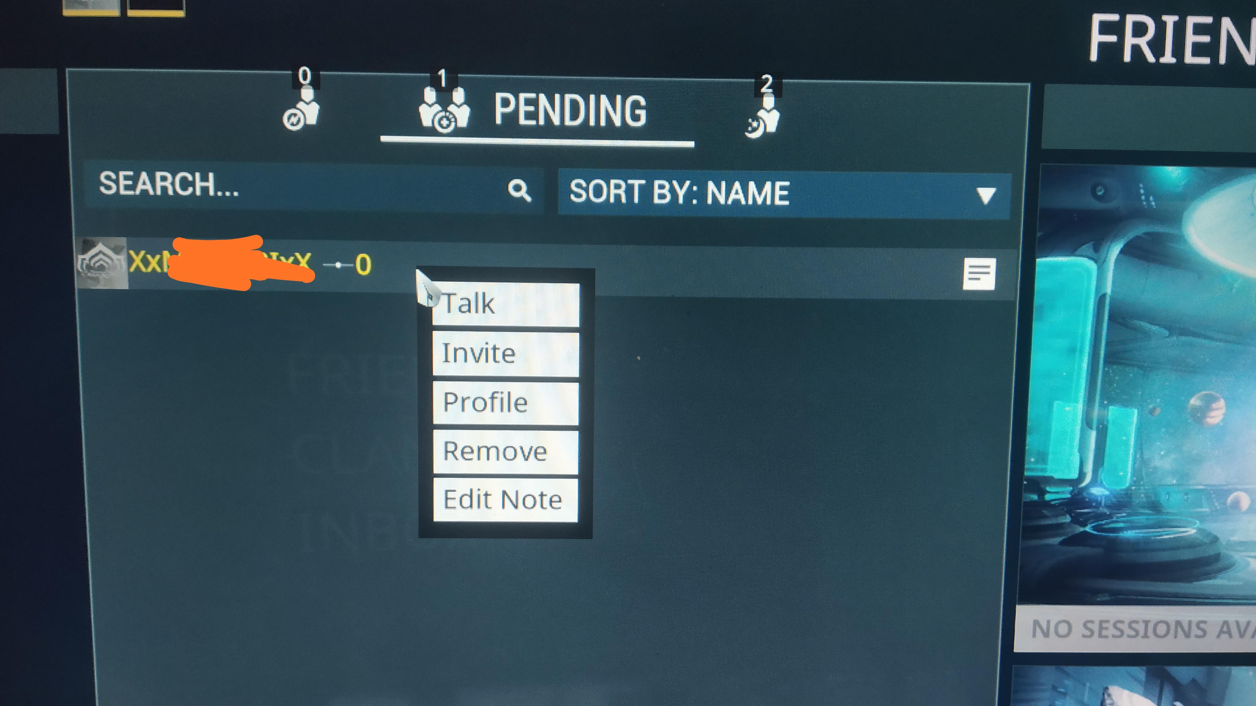 how to add friend on warframe