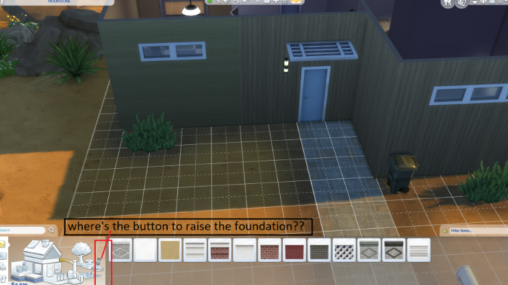 how to make a foundation sims 4