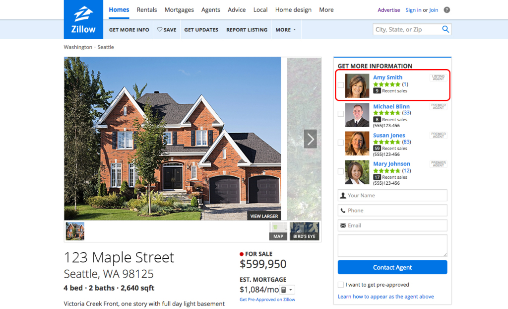 Download Zillow listing